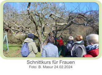 Schnittkurs für Frauen Foto: B. Masur 24.02.2024