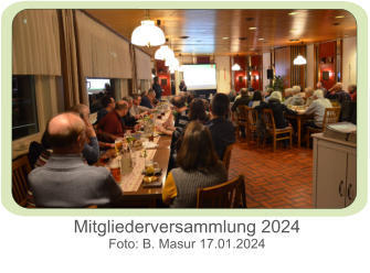 Mitgliederversammlung 2024 Foto: B. Masur 17.01.2024