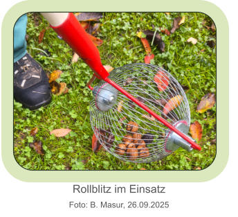 Rollblitz im Einsatz Foto: B. Masur, 26.09.2025
